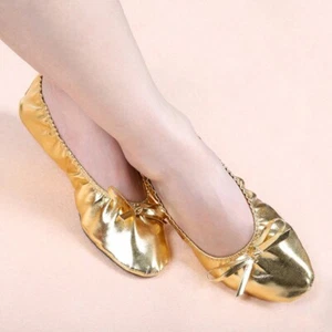 RÄUMUNGVERKAUF X11007 Bauchtanz Schläppchen Ballett Schuhe Shoes - Bild 1 von 6