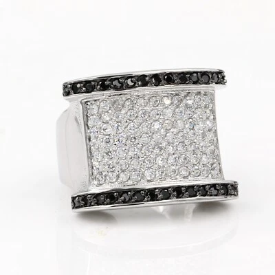 Anillo Pinky Acero Inoxidable 316 Pavé Para Hombre Forma Cuadrada Circonita Talla 8-12 Foto 1 de 4