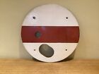 Railway Ground Signal Disc - 15 Inch - Some Re Painting - Good Condition