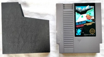 Slalom - (NES, 1986) 5-screw variant - Cartridge and Sleeve  - Cleaned & Tested - Image 1 of 4