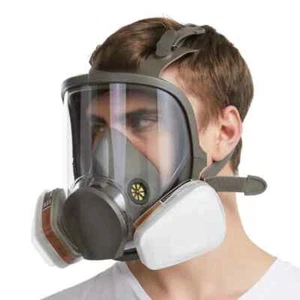 6800 Gas face Mask Anti-Fog, Dust-Proof Respirator for Industrial Work, Painting - Picture 1 of 10