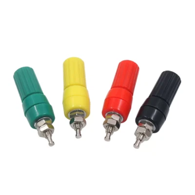 Banana Plug 4mm Lantern Socket Terminal Solder Screw Test Connector Audio 4Color - Image 1 of 4