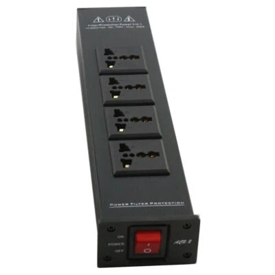 AC 2.2 3000W 15A Lightning Protection Power Audio Adapter Filter Socket Purifier - Image 1 of 4