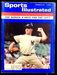 Sports Illustrated Whitey Ford NY Yankees Baseball September 30 1963 - Picture 1 of 3