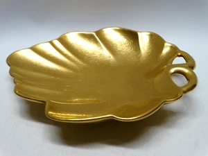 Vintage Pickard 300 Porzellan Rose und Gänseblümchen Gold verkrustet Blatt Schmuck Schale - Bild 1 von 11