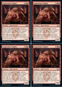 MTG - 4x PUGNACIOUS PUGILIST - Streets of New Capenna (U) - Picture 1 of 1