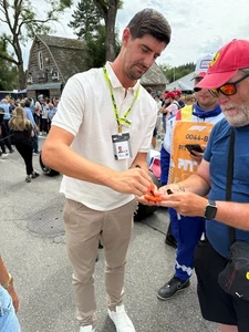Thibaut Courtois Hand Signed Captains Arm Band  Real Madrid Belguim Chelsea - Picture 1 of 3