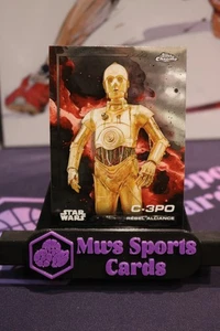 C-3PO Silver Base 2024 Topps Chrome - Picture 1 of 2