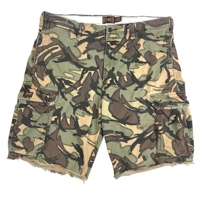 Pantalones Cortos Carga De Colección Años 90 Y2K American Eagle Paracaídas Camuflaje Lona Para Hombres 36 Foto 1 de 4