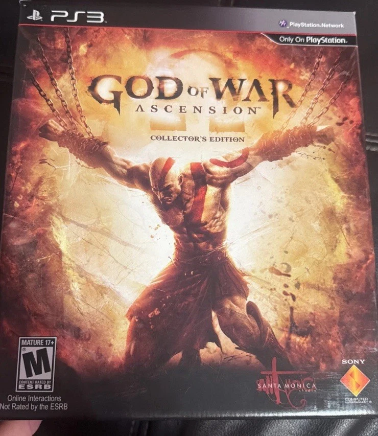 *RARO* God of War Ascension Edición Coleccionista PS3 Sin Estuche Steelbook Foto 1 de 1