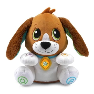 Interactive Plush Speak and Learn Puppy Toy for Toddlers Language Development - Picture 1 of 9