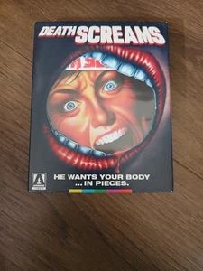 Death Scream 1982 Slasher Blu-Ray Set W/ OoP SLIPCOVER W/ WINDOW AROUND MOUTH - Bild 1 von 6