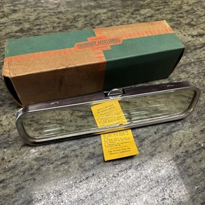Vintage Gm 1950S 1960S Rearview Mirror Glare Proof 10” Nos 986632 Impala Gto - Picture 1 of 10