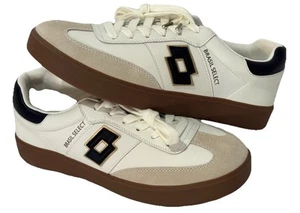 Neu Lotto M Brasil Select Fußball MBRASILSWHB105 weiß/schwarz Sneaker, Größe 9,5 - Bild 1 von 5