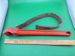 Ridgid rigid No. 2 Strap Pipe Wrench 12" Aluminum Handle Strap USA Very Nice - Picture 1 of 6