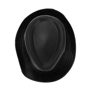 Fedora Cappello Donna Nero Cappello Cappelli Uomo Fedora - Foto 1 di 12