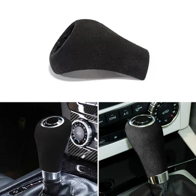 ABS+Suede Leather Car Gear Shift Knob Cover For Mercedes Benz A C E G Class CLS - Image 1 of 4