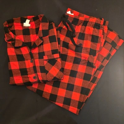 Juego de pijama familiar Target Wondershop Buffalo a cuadros para mujer Sixe XL franela Foto 1 de 4
