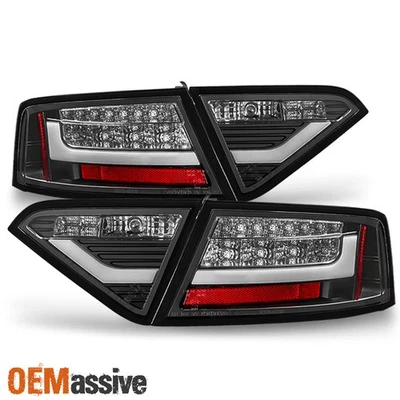Se adapta a Audi A5 Quattro 2008-2012 negro señal LED DRL tubo luces traseras lámparas de freno Foto 1 de 4