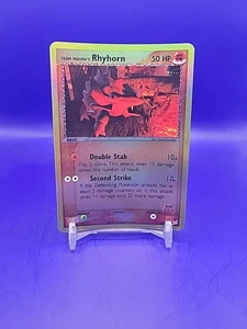 Rhyhorn 67/95 Team Magma Reverse Holo Rare LP Pokemon - Picture 1 of 3