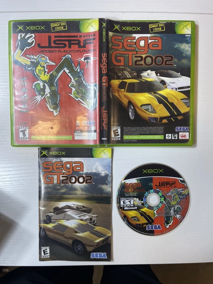 Sega GT 2002 Jet Set Radio Future JSRF Combo (Xbox) - Image 1 of 1