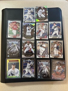 14 Baseball Card Lot 2025 Bowman + Toploaders! - Picture 1 of 6