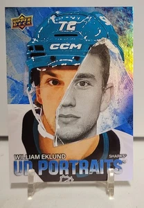 2025-26 Upper Deck Series 1 William Eklund #P-15 UD Portraits - Picture 1 of 2