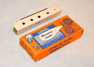 ORIGINAL EMPTY MINI-MASTER CARTON OF LIONEL L191 CLEAR LAMPS - POSTWAR - NR - Picture 1 of 4