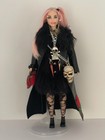 Krzywa Barbie PUNK GOTH ręcznie zaprojektowane ubrania niestandardowe akcesoria DARMOWA WYSYŁKA (M