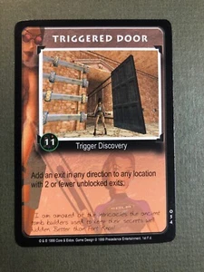 1999 Tomb Raider Sammelkarte #054 ausgelöste Tür neuwertig schön! - Bild 1 von 6