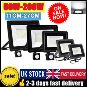 30-200W LED Floodlight Spot Light Watt Security Flood Light Outdoor Garden Lamps - Picture 1 of 26