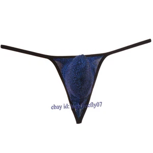  Men Starriness Micro Thong String T-Back Underwear Pouch Sexy Male Mini Bikini - Picture 1 of 13