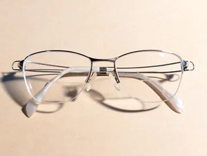 Charmant Line Art XL 2118 GW Eyeglass Frame 50-17-135 Japan Semi Rimless - Picture 1 of 5
