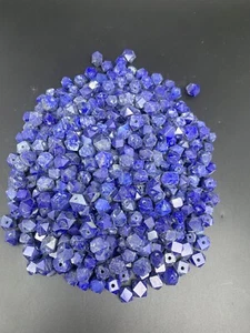 595 Grams Lapis Lazuli Beads Lot Of 490 Pieces. - Picture 1 of 9