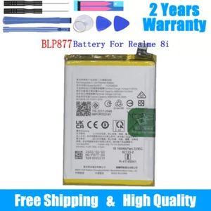 New Battery High Quality For OPPO Realme 8i/C35/C31 Mobile Phone BLP877 Battery - Zdjęcie 1 z 6