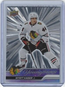 23/24 Upper Deck 1 - WYATT KAISER #229 Silver OUTBURST Young Guns Rookie /250