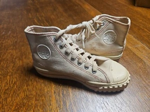 Vintage Red Ball Band Jets Red White Canvas Sneakers Childrens Shoes Size 12 - Picture 1 of 5