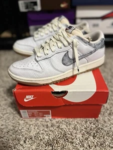 VNDS Used Size 9.5 - Nike Dunk Low Washed Denim OG all - Picture 1 of 9