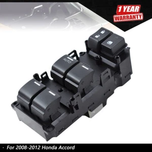 Master Power Window Switch For 2008-2012 Honda Accord Front Left Driver Side - Picture 1 of 7