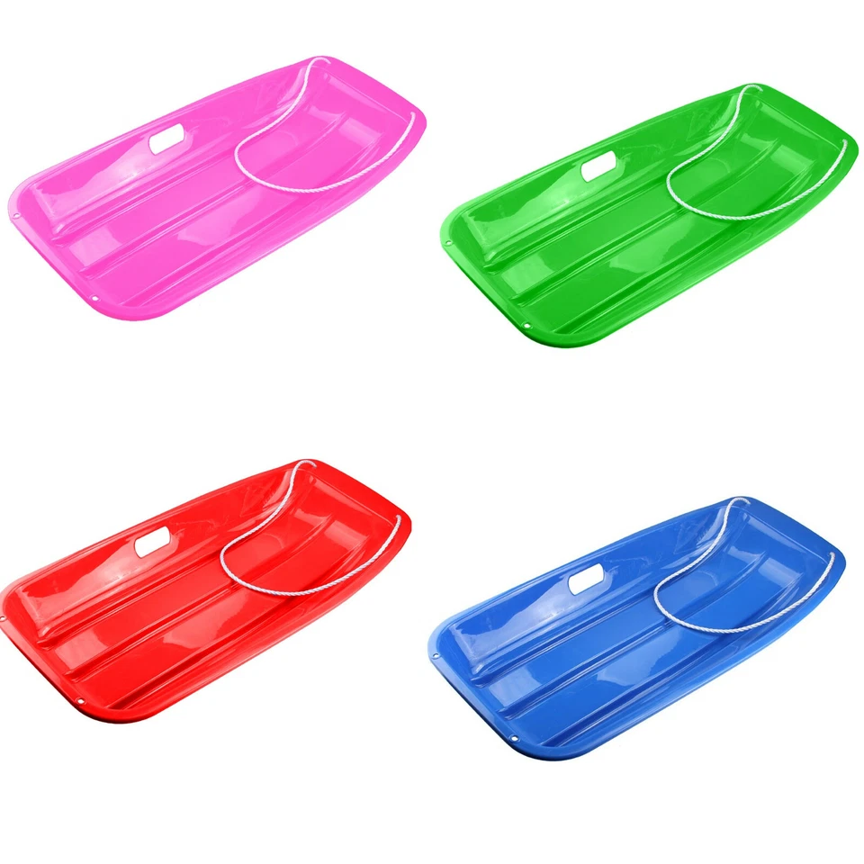 TRINEO DE NIEVE PARA NIÑOS TOBOGÁN DE ALTA RESISTENCIA CUERDA DE TRINEO PLÁSTICO ADULTOS ESQUÍ - Imagen 1 de 1