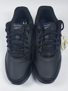 Reebok Shoes Womens 7.5 Black Walk Ultra 7 DMX Max MemoryTech Ortholite Sneakers - Picture 1 of 8