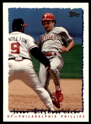 1995 TOPPS #326 JIM EISENREICH PHILADELPHIA PHILLIES - Image 1 of 2
