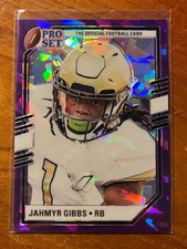 JAHMYR GIBBS 2022 Leaf Pro Set Purple Cracked Ice #PSB-JG1 Alabama Tide RB