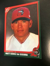 MATT GOMEZ De SEGURA 2007 Grandstand Great Lakes LOONS Minor League DODGERS