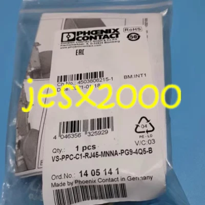 1PC NEW Phoenix VS-PPC-C1-RJ-MNNA-PG9-4Q5-B 1405141 - Image 1 of 2
