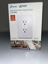TP-Link Kasa Smart KP200 Kasa Smart Plug In-Wall Smart Home Wi-Fi Outlet