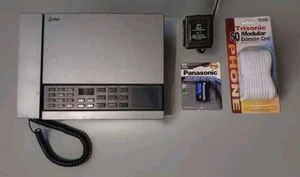 Vintage AT&T 5500 Telefon / sekretarka z oryginalnymi taśmami maszynowymi AT&T Działająca - Zdjęcie 1 z 21