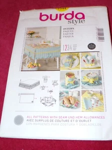 🌺 BURDA #7544 - BEAUTIFUL TABLESCAPE - CANDY HOLDER - BUN HOLDER PATTERN FF - Picture 1 of 2