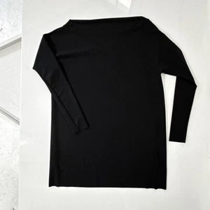 Maria Pinto Black Boat Neck Long Sleeve Tunic Mini - Small - Picture 1 of 8
