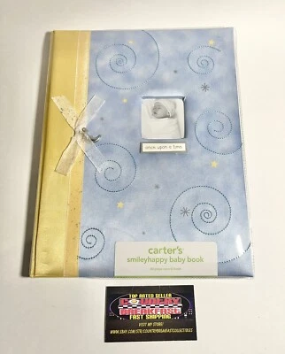 Carter’s Smilehappy Baby Book Photo Album 80 Page Record Book - New - Imagem 1 de 4